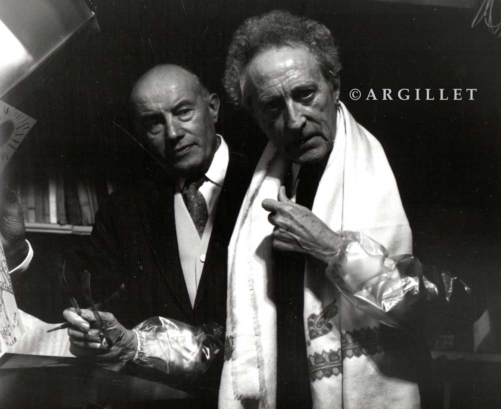 Photo de Joseph Foret et Jean Cocteau 1