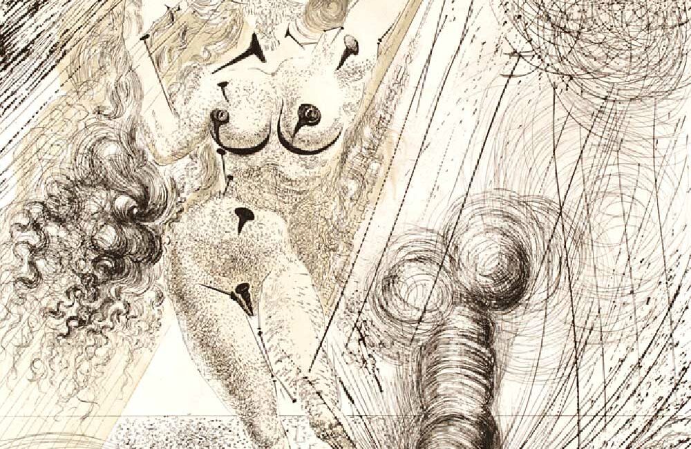 Naissance de Vénus série Mythologie Salvador DALI