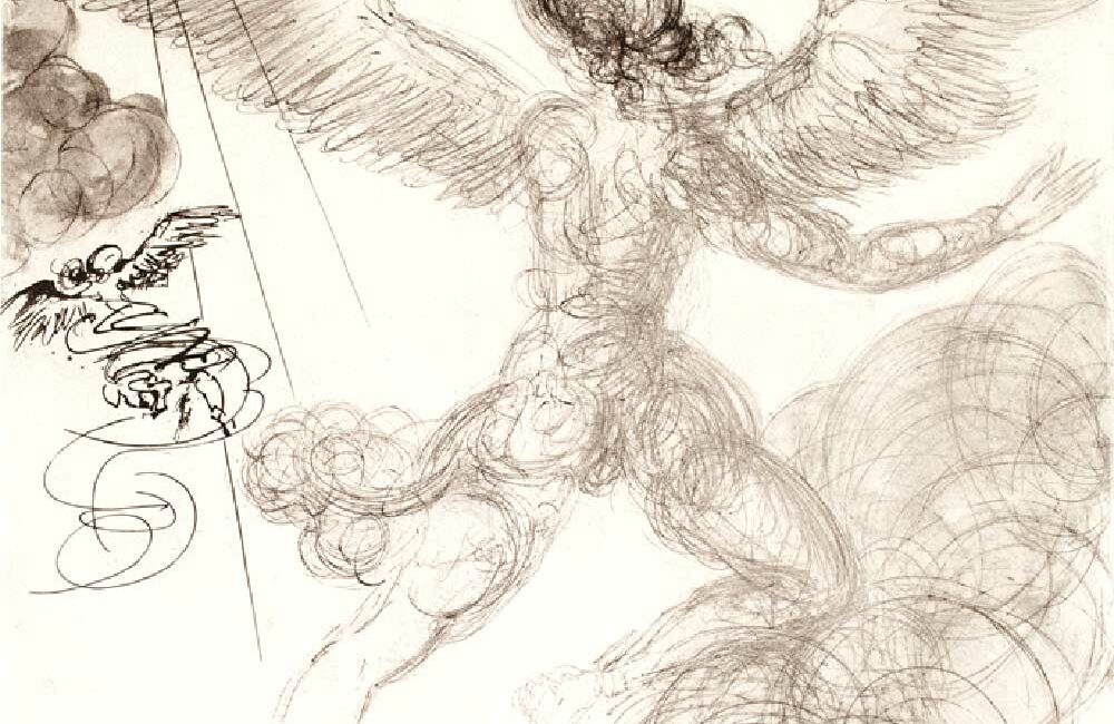 Icare série Mythologie Salvador DALI