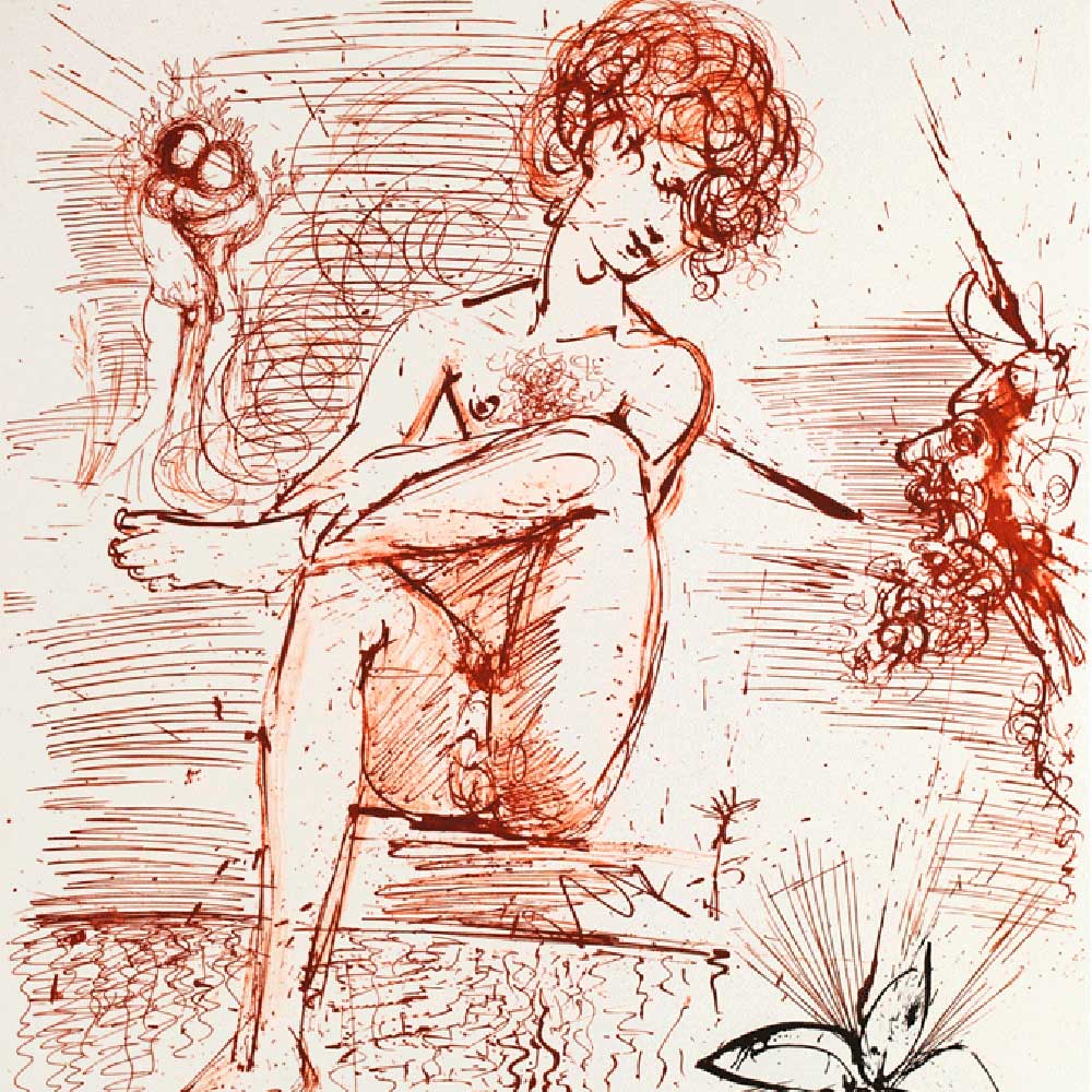 Narcisse série Mythologie Salvador DALI