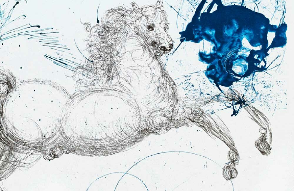 Pegasus série Mythologie Salvador DALI