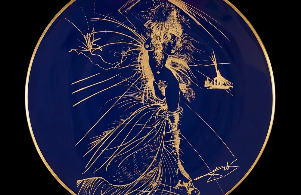 Assiette Dali Venus Fourrure