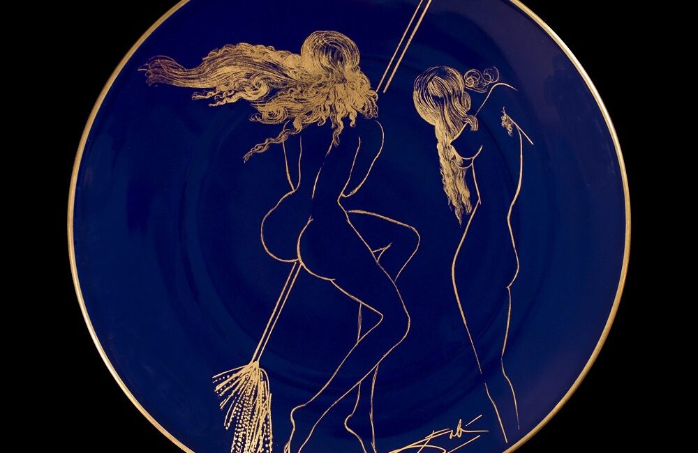 assiette faust Dali Sorcières au Balai