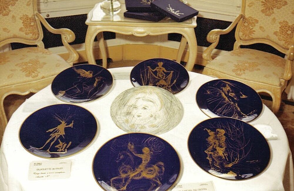 Dali's Limoges porcelain plates