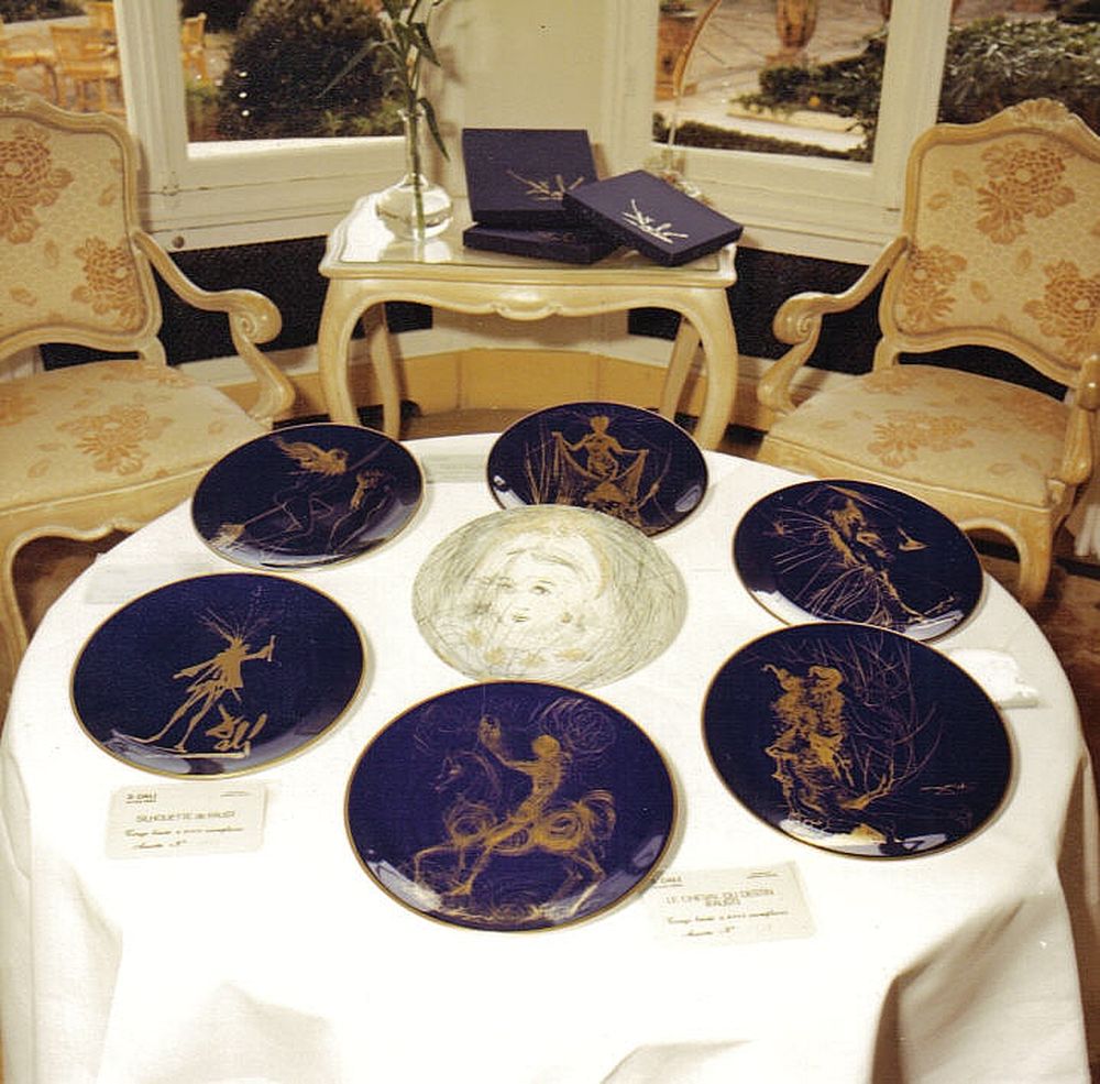 Dali's Limoges porcelain plates