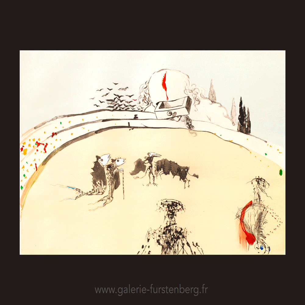 Surrealist-Bullfight---Bullfight-with-Drawer